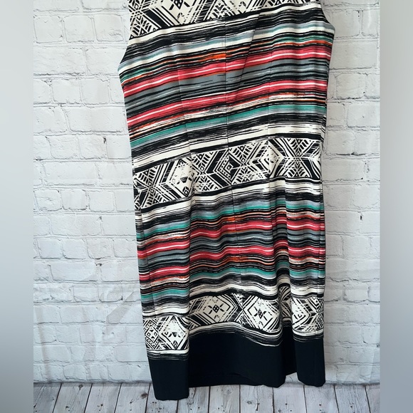 AB Studio Multicolor striped sleeveless dress size 6 - Picture 10 of 10
